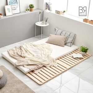 저상형 원목 침대 깔판